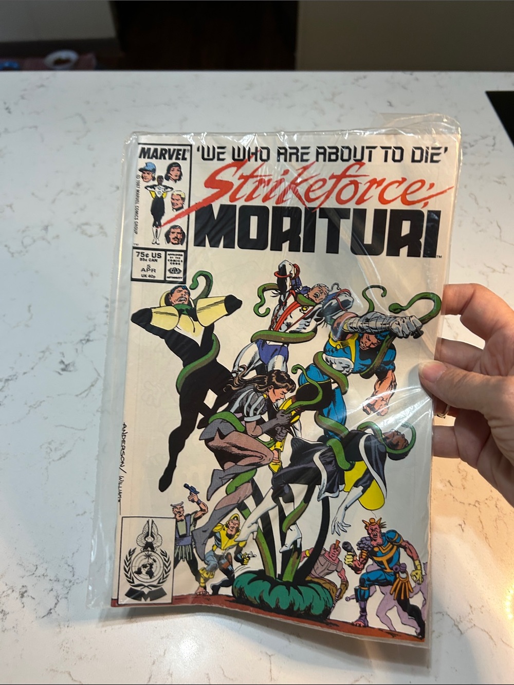 Marvel Strikeforce: Morituri Comic Book  April 1987